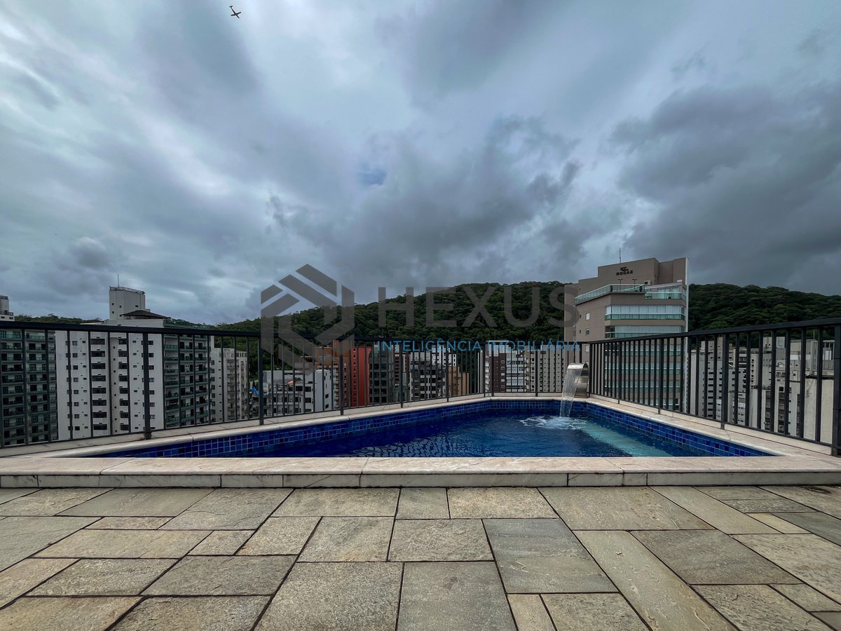 Foto 41 de Cobertura com piscina e churrasqueira na Praia das Pitangueiras, Guaruja