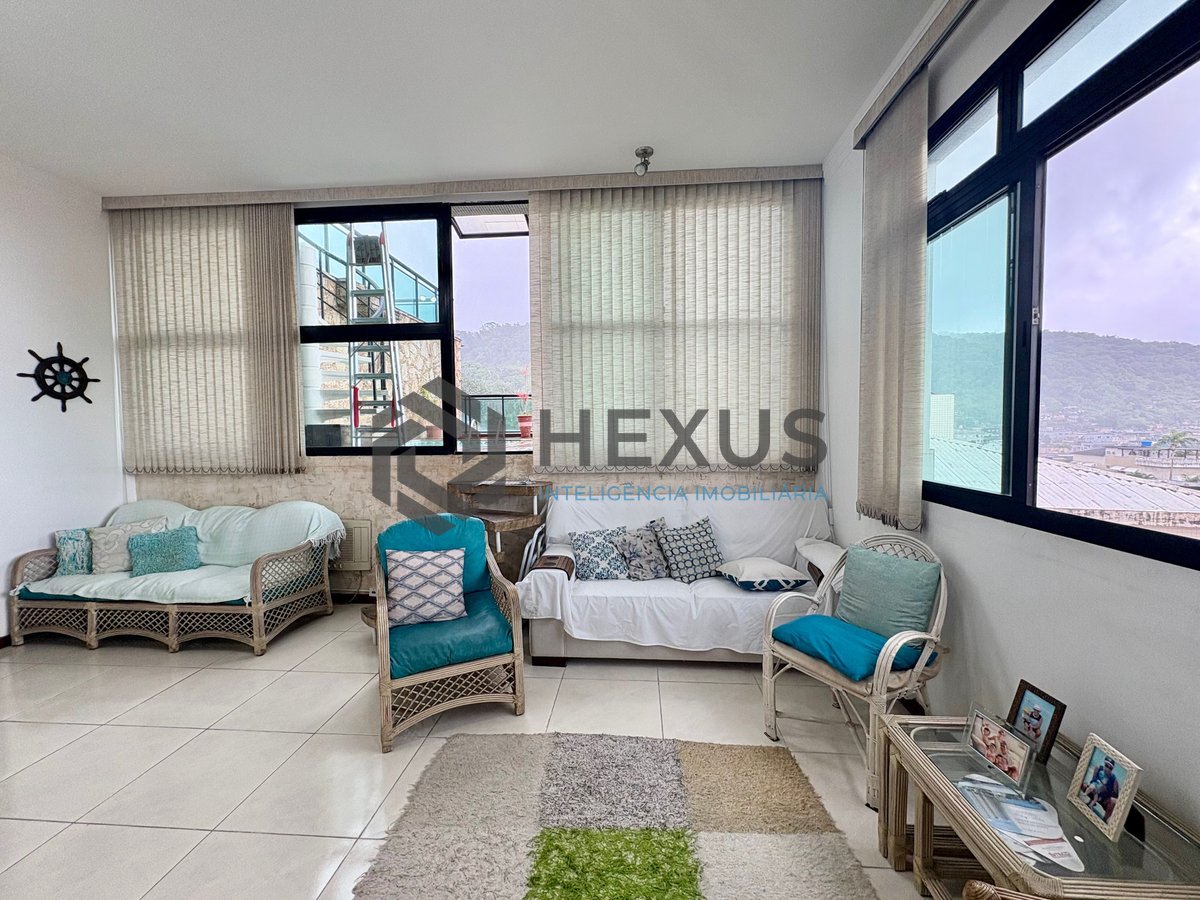 Foto 3 de Cobertura duplex na Praia da Enseada, Guaruja