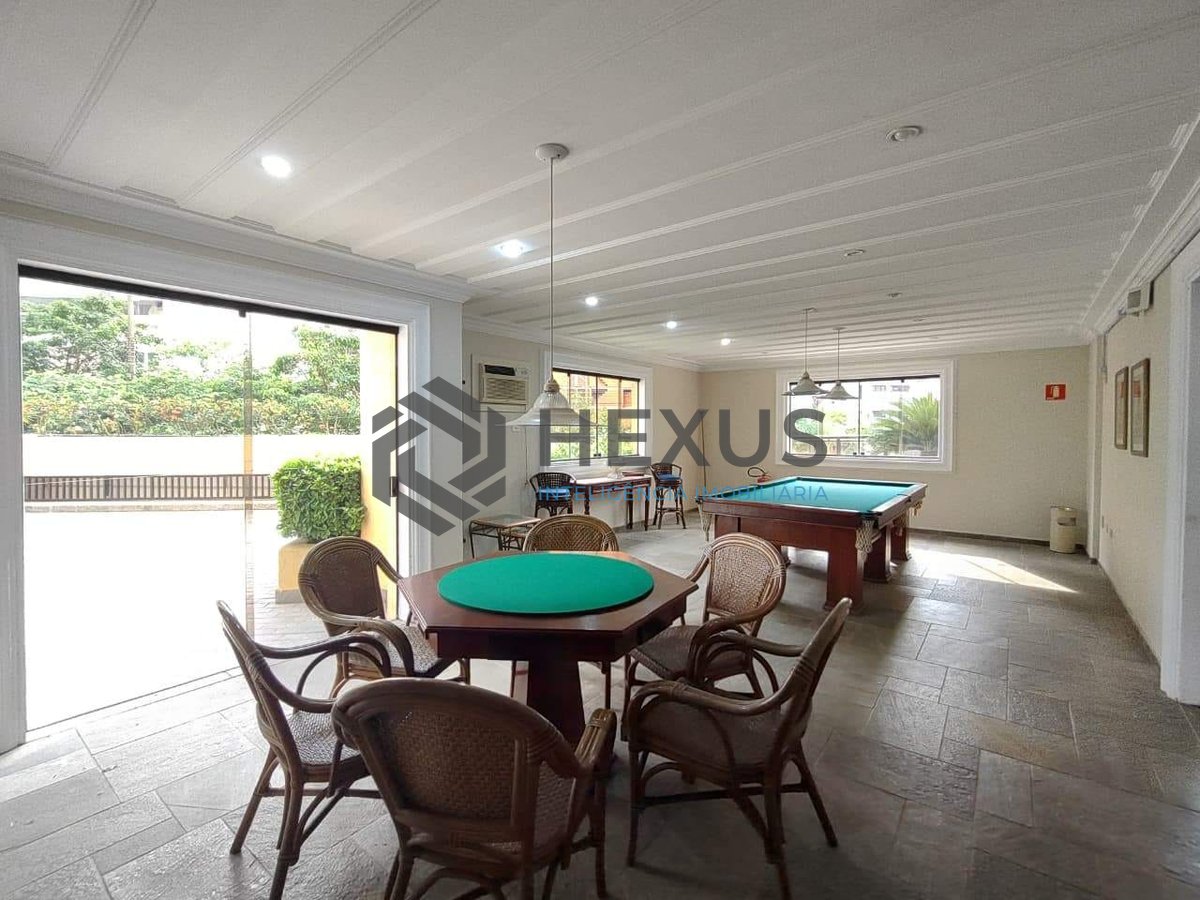 Foto 30 de Apartamento com varanda e lazer na Praia da Enseada, Guaruja