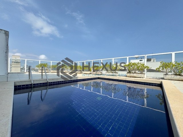 Foto 36 de Cobertura penthouse com varanda vista mar e lazer na Praia das Pitangueiras, Guaruja