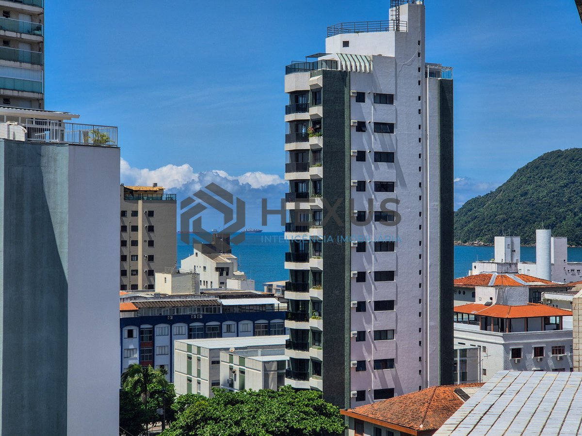 Foto 5 de Cobertura duplex com varanda vista mar e lazer na Praia das Astúrias, Guarujá