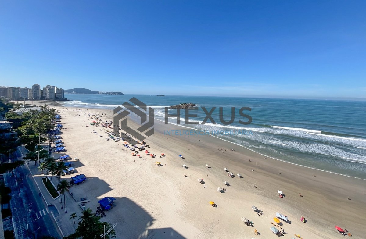 Foto 13 de Cobertura dúplex frente mar com varandas vista mar e lazer nas Pitangueiras, Guarujá