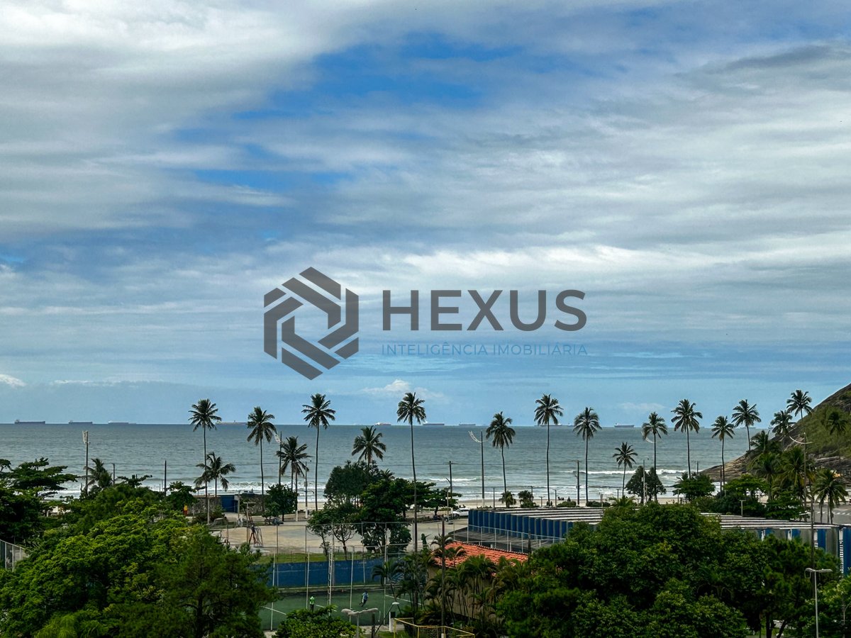 Foto 5 de Apartamento com varanda gourmet vista mar e lazer a 300m da praia na Enseada, Guarujá