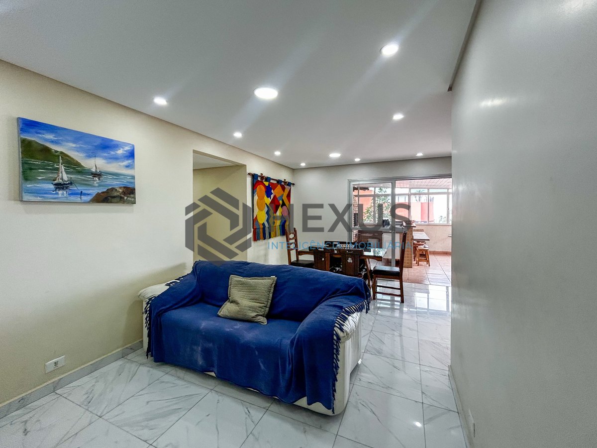 Foto 10 de Apartamento com varanda gourmet vista mar e lazer a 300m da praia na Enseada, Guarujá