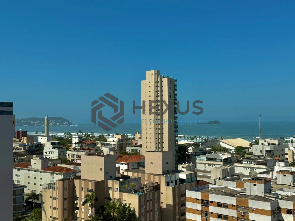 Foto 2 de Cobertura com varanda vista mar e lazer a 400m da praia na Enseada, Guarujá