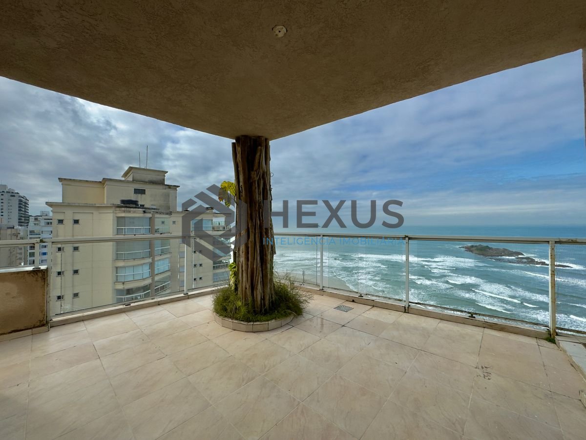 Foto 2 de Apartamento com varanda gourmet vista mar e lazer na beira mar da praia nas Pitangueiras, Guarujá