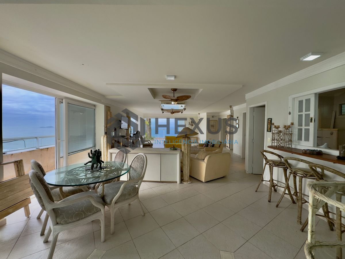 Foto 12 de Apartamento com varanda gourmet vista mar e lazer na beira mar da praia nas Pitangueiras, Guarujá