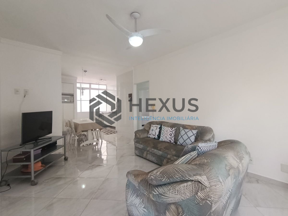 Foto 3 de Apartamento reformado com vista mar a 250m da praia na região da Brunella na Enseada, Guarujá