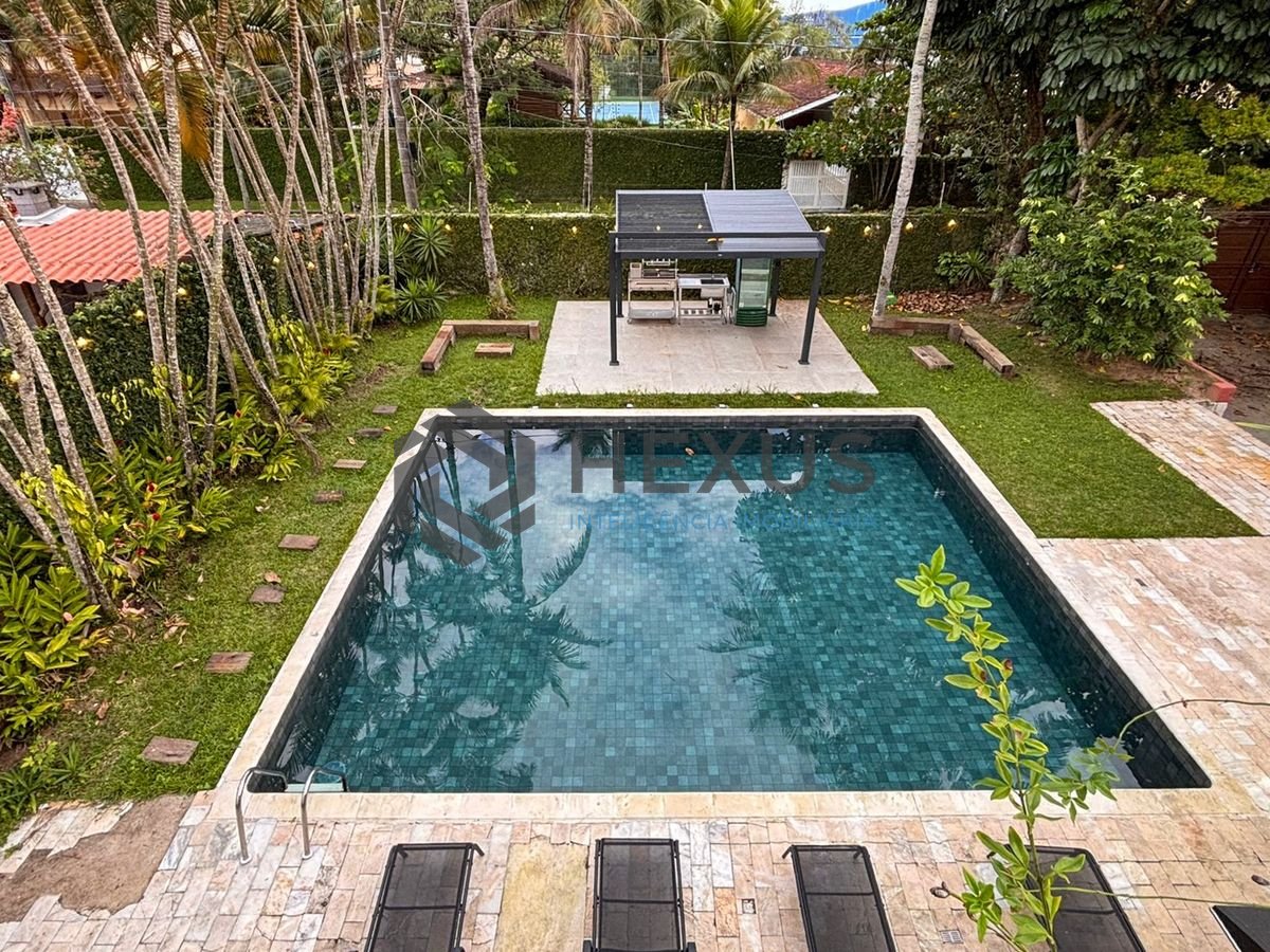 Foto 22 de Casa moderna com 6 suítes e lazer no Balneário Praia de Pernambuco, Guarujá, SP