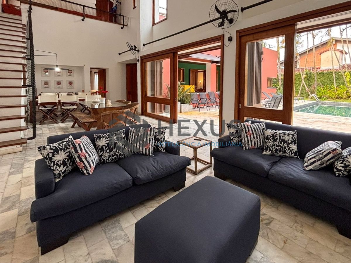 Foto 5 de Casa moderna com 6 suítes e lazer no Balneário Praia de Pernambuco, Guarujá, SP
