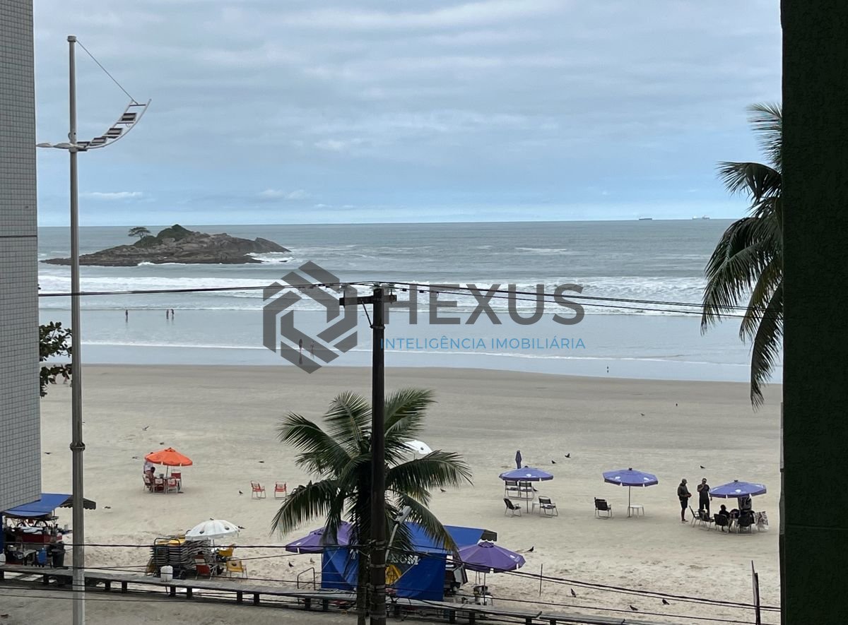 Foto 25 de Apartamento frente mar com varanda vista mar e lazer nas Pitangueiras, Guarujá