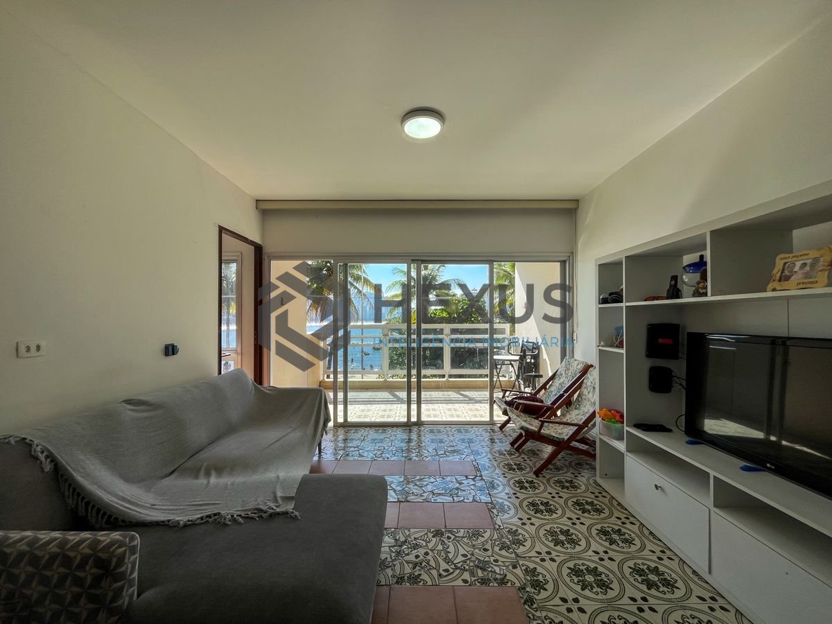 Foto 6 de Apartamento frente mar com varanda vista mar e lazer no Jardim Astúrias, Guarujá