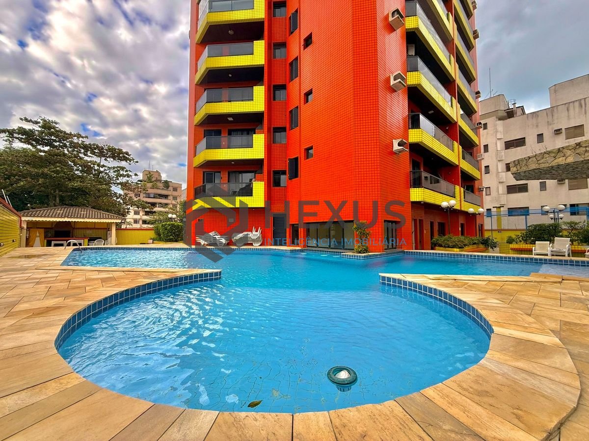 Foto 2 de Apartamento com varanda gourmet vista mar e lazer a 250m da praia na região do Tortugas na Enseada, Guarujá