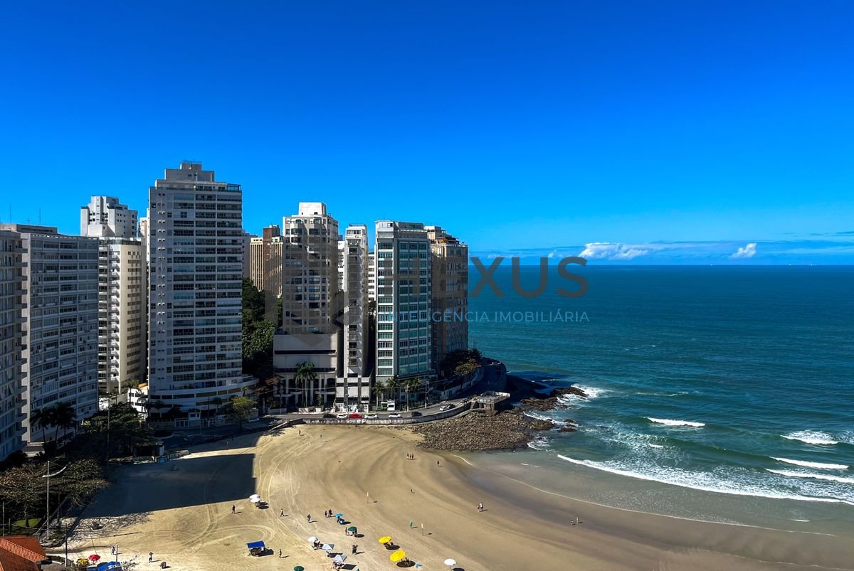 Foto 16 de Cobertura dúplex frente mar com 500 mts e vaga, Pitangueiras, Guarujá, SP