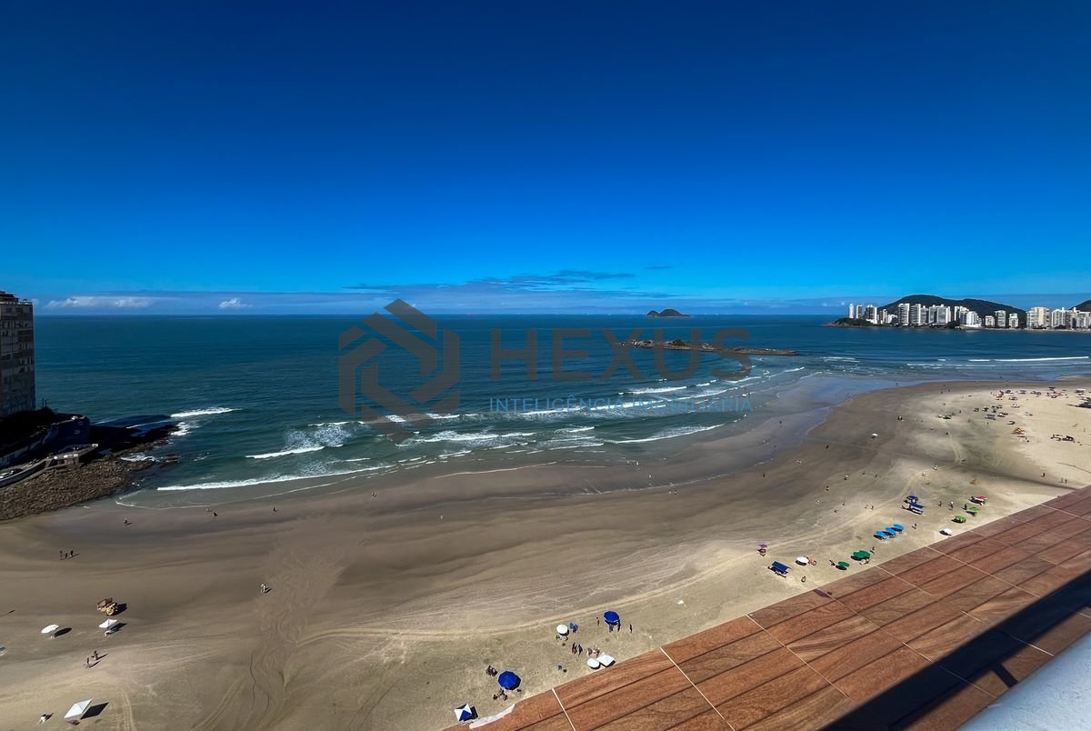 Foto 81 de Cobertura dúplex frente mar com 500 mts e vaga, Pitangueiras, Guarujá, SP