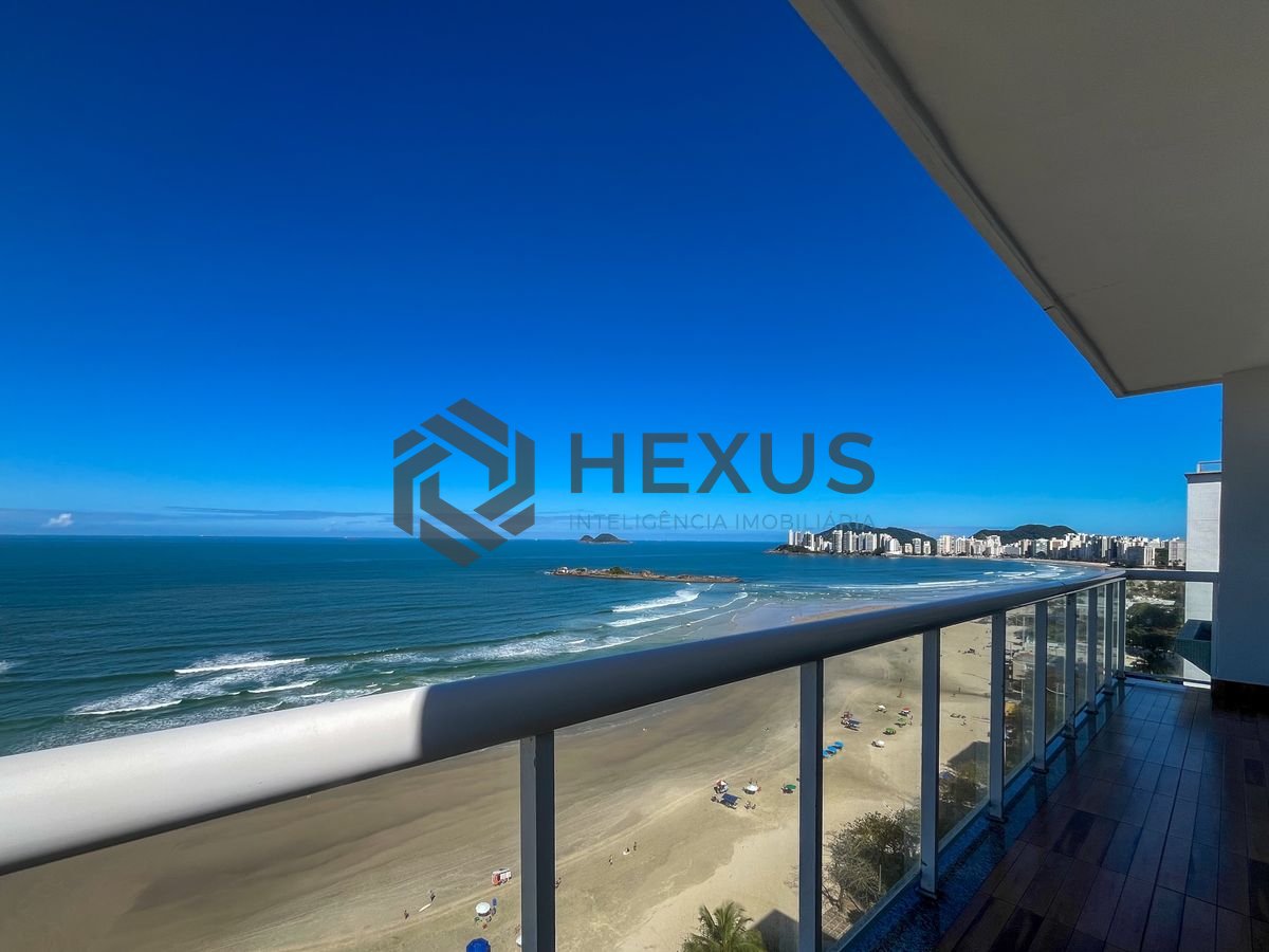 Foto 12 de Cobertura dúplex frente mar com 500 mts e vaga, Pitangueiras, Guarujá, SP