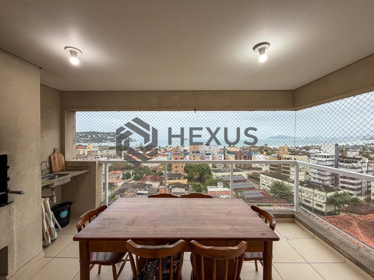 Foto 4 de Apartamento com varanda gourmet vista mar e lazer a 300m da praia na região do Tortugas na Enseada, Guarujá