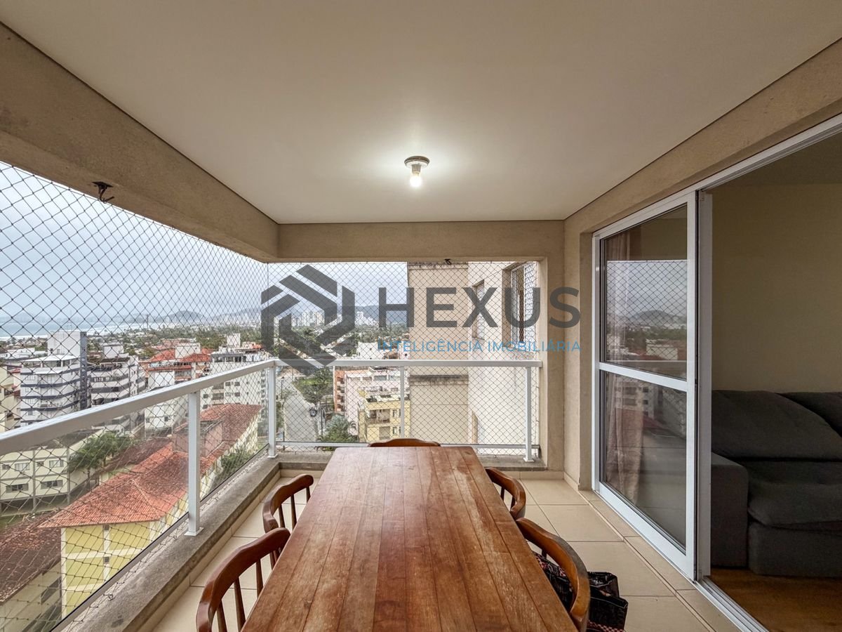 Foto 2 de Apartamento com varanda gourmet vista mar e lazer a 300m da praia na região do Tortugas na Enseada, Guarujá
