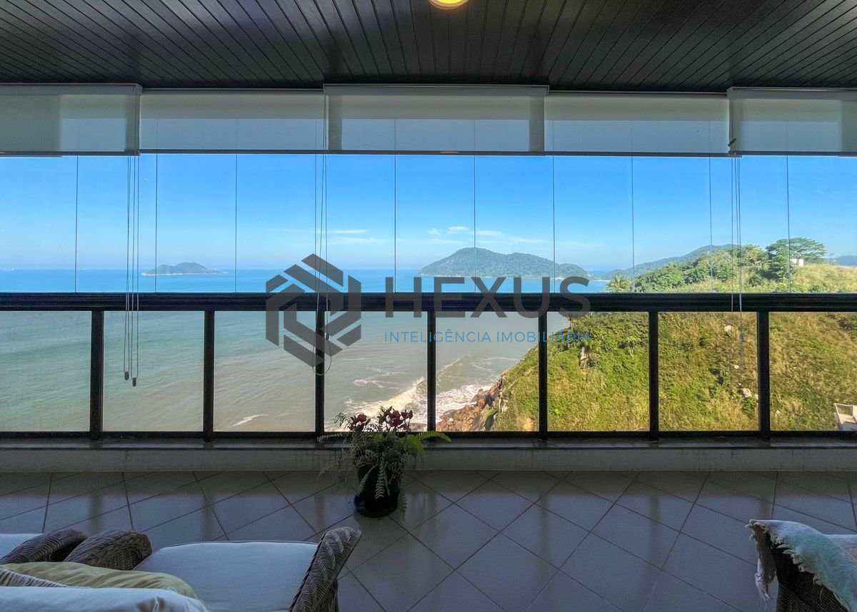 Foto 4 de Apartamento frente mar com varanda e lazer na região do Canto das Galhetas no Jardim Astúrias, Guarujá
