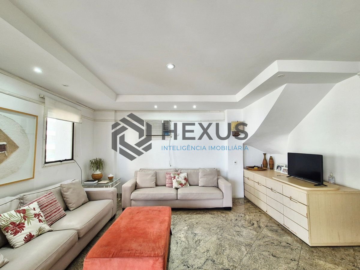 Foto 6 de Apartamento Duplex com varanda vista mar a 50m da praia nas Pitangueiras, Guarujá