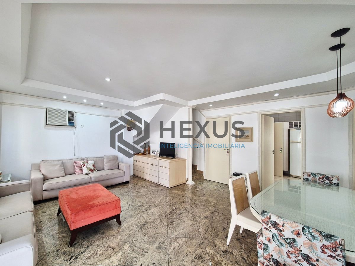 Foto 11 de Apartamento Duplex com varanda vista mar a 50m da praia nas Pitangueiras, Guarujá