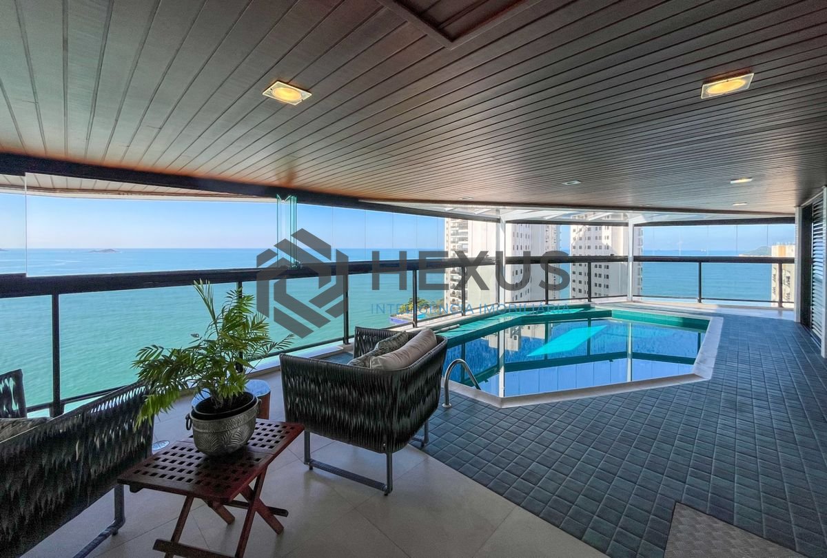 Foto 35 de Apartamento de alto padrão frente mar com varanda gourmet vista mar e lazer no Jardim Astúrias, Guarujá