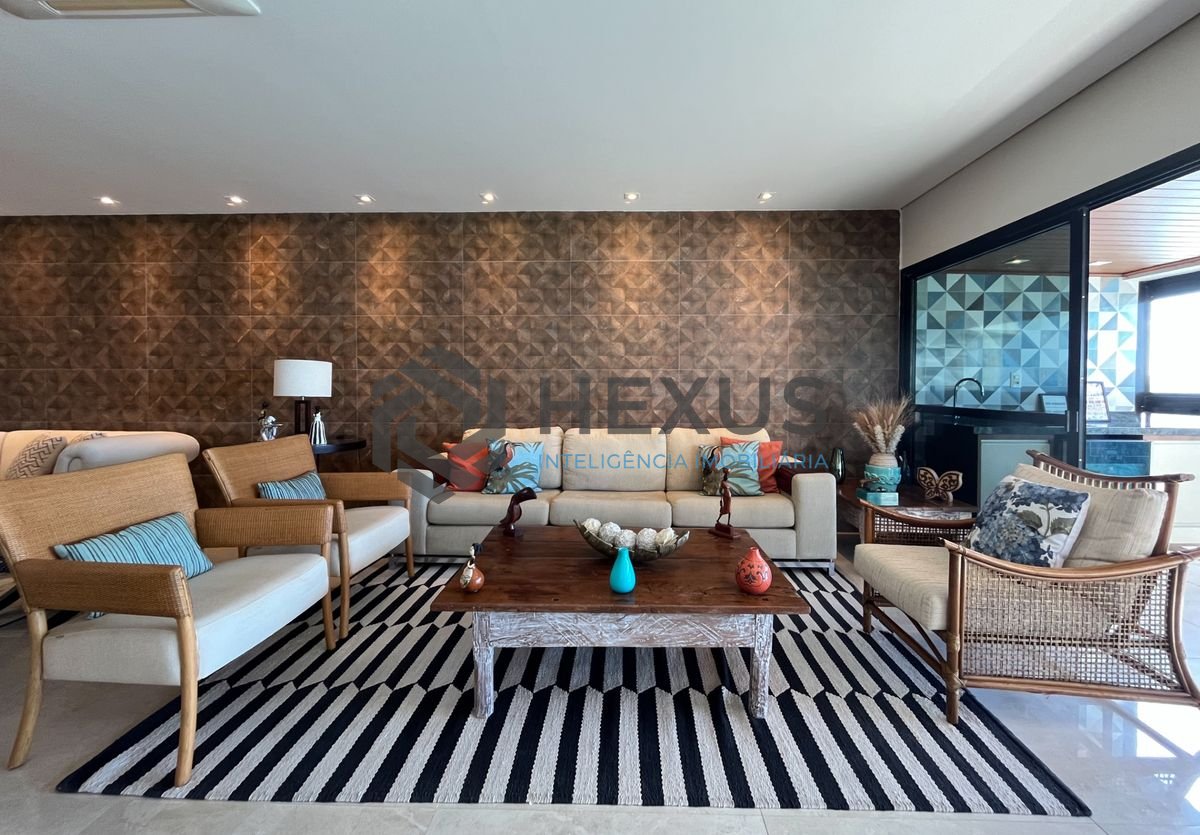 Foto 5 de Apartamento de alto padrão frente mar com varanda gourmet vista mar e lazer no Jardim Astúrias, Guarujá