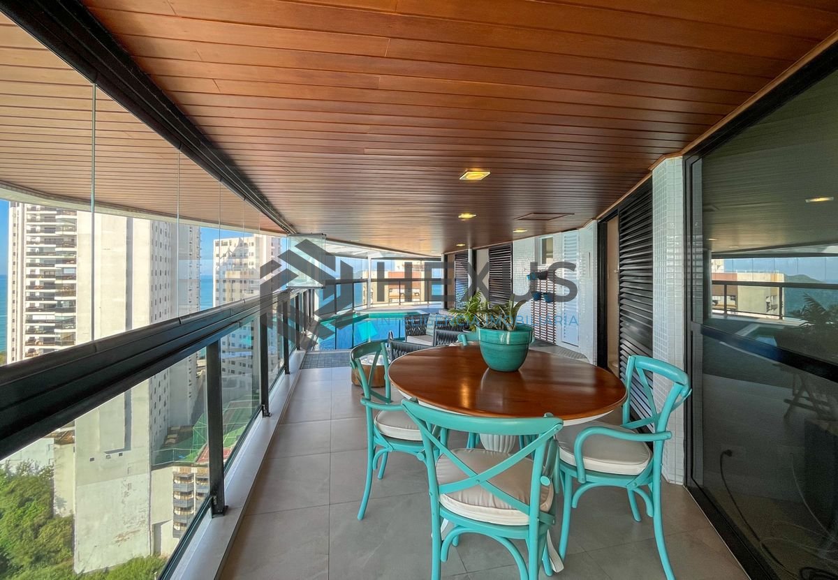 Foto 15 de Apartamento de alto padrão frente mar com varanda gourmet vista mar e lazer no Jardim Astúrias, Guarujá