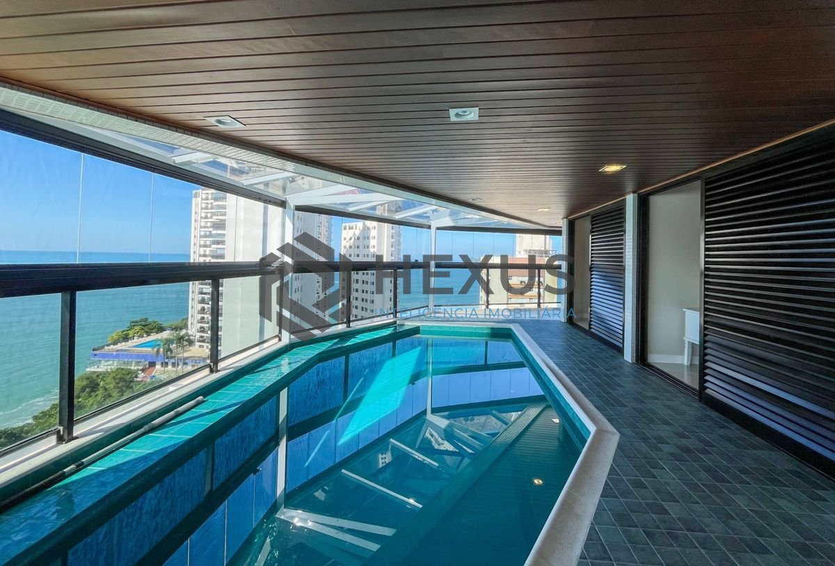 Foto 19 de Apartamento de alto padrão frente mar com varanda gourmet vista mar e lazer no Jardim Astúrias, Guarujá