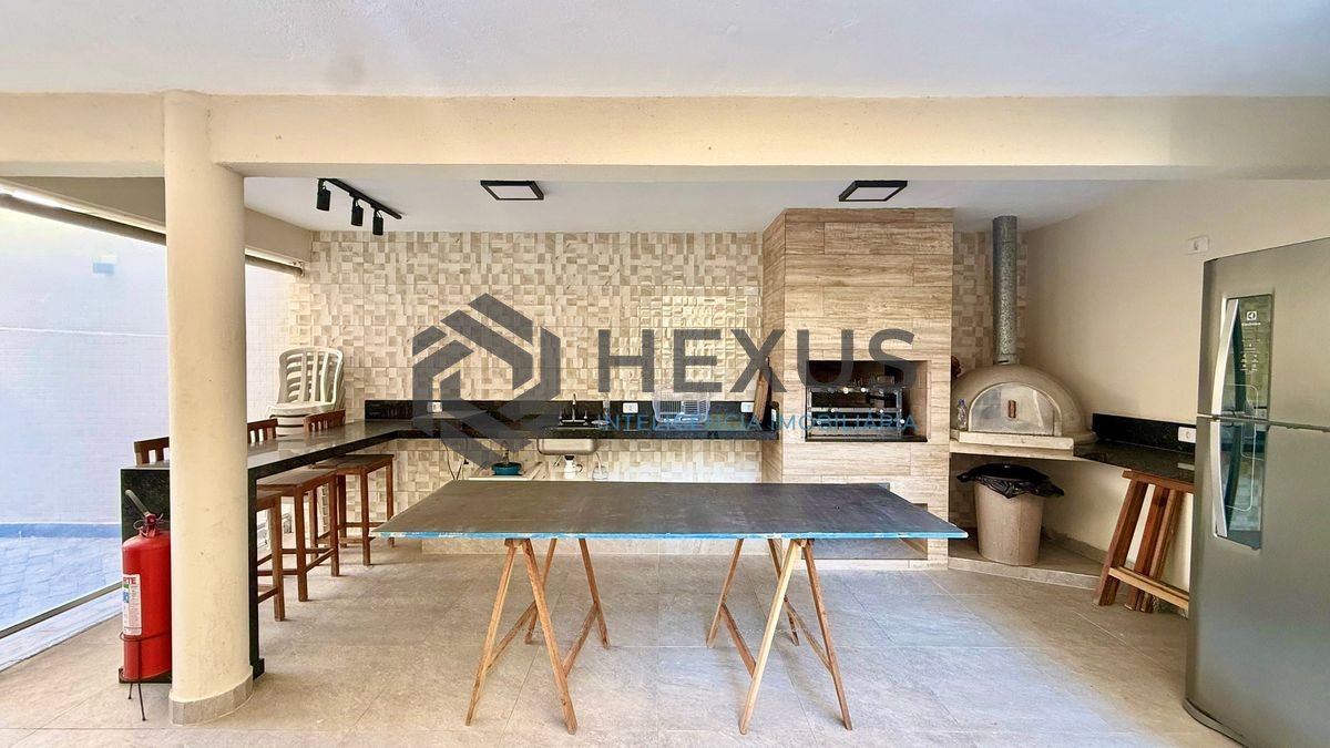 Foto 26 de Apartamento com varanda e lazer a 350m da praia na região do Central Park na Enseada, Guarujá