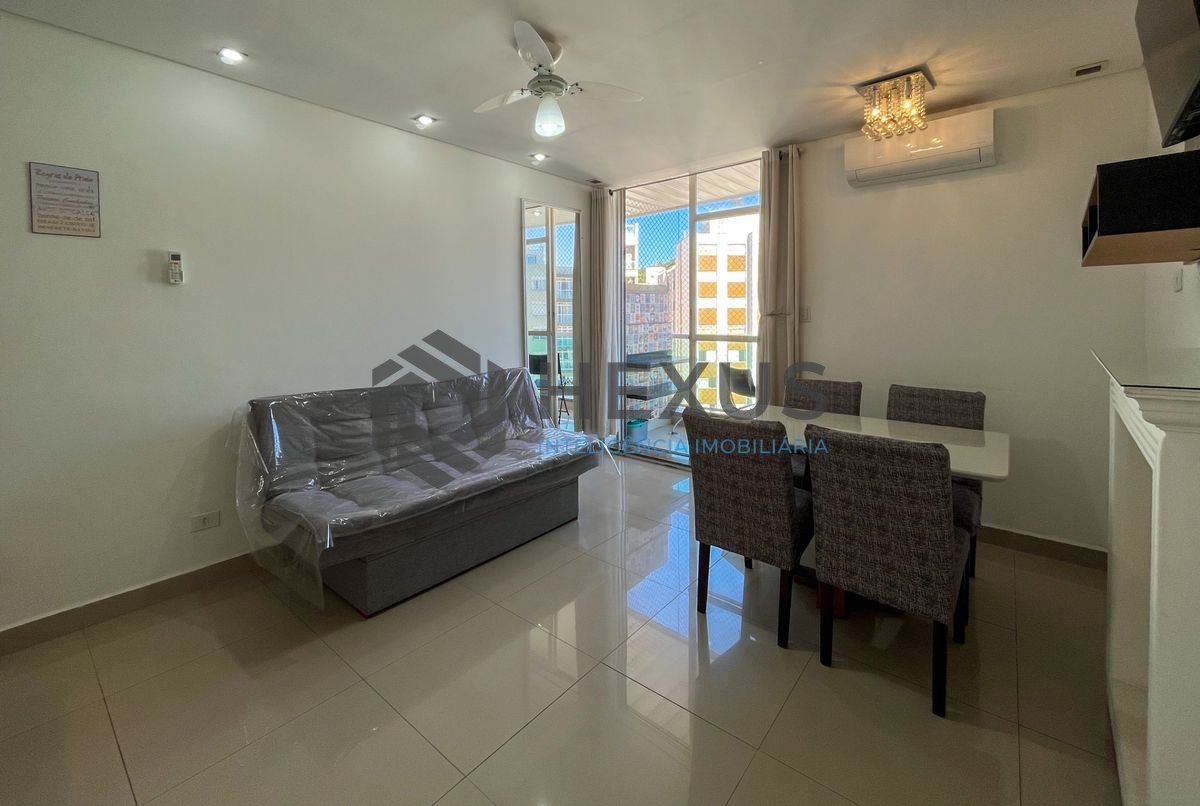 Foto 7 de Apartamento com varanda vista mar e lazer a 1 quadra da praia nas Pitangueiras, Guarujá